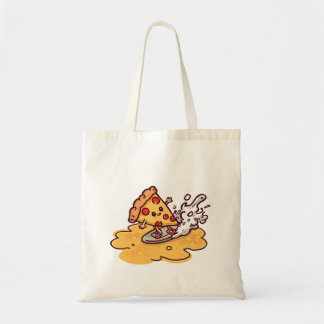 Bolsa Tote Cute Kawaii Pizza Tote Bag Funny Cheesy Food 
