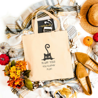 Bolsa Tote Cute Kitty Quote, Sassy Humor Gift for Cat Lovers