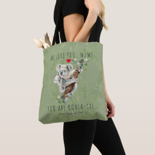 Bolsa Tote Cute Koala Com Bebê Você É Dia de as mães Koala-Ty