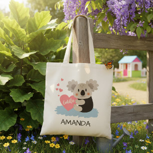 Bolsa Tote Cute Koala Cuddles ID386
