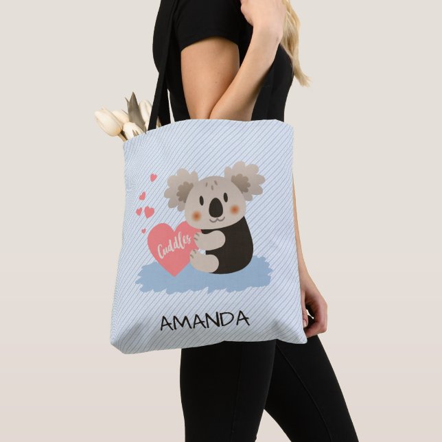Bolsa Tote Cute Koala Cudles ID386 (Close Up)