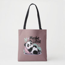 Cute Lazy Panda – “Talvez Mais Tarde” Panda Relaxa