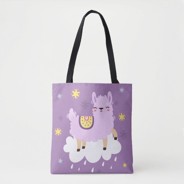 Bolsa Tote Cute Llama/Alpaca (Frente)