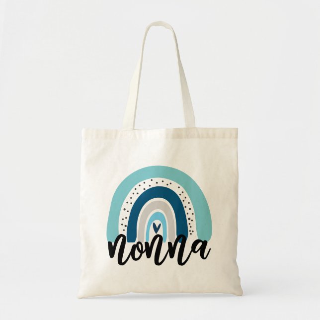 Bolsa Tote Cute Nonna Rainbow (Frente)