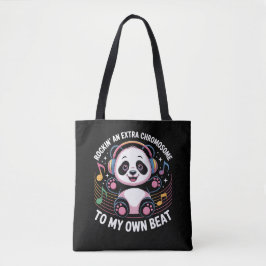 Bolsa Tote Cute Panda Funny Quotes