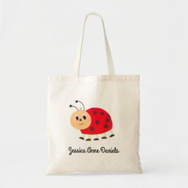 Bolsa Tote Cute personalized ladybug tote