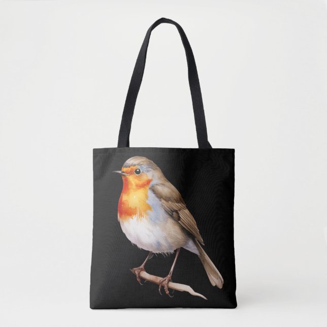 Bolsa Tote Cute Robin (Frente)