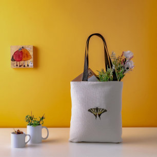 Bolsa Tote Cute & Simple Borboleta Natural Minimalista Femini