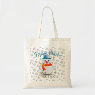 Bolsa Tote Cute Snowman