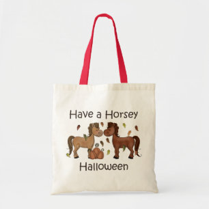 Bolsa Tote Cute Tenha um Cavalo Horsey Halloween