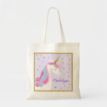 Cute Unicorn Stars Glitter Roxo