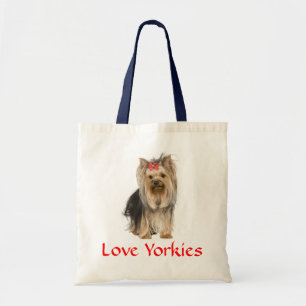 Bolsa Tote Cute Yorkie Mãe Cachorro Puppy Gift Yorkshire Ter