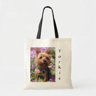 Bolsa Tote Cute Yorkie Puppy Dog Mãe Yorkshire Terrier