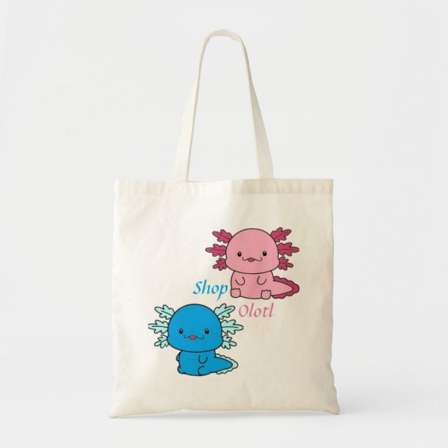 Bolsa Tote Cutes Axolotl (Frente)