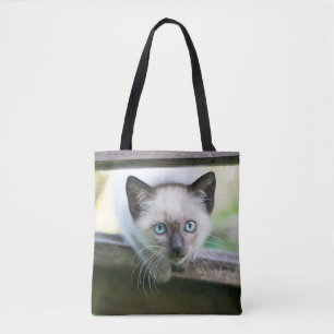Bolsa Tote Cutest Baby Animals Siamese Kitten