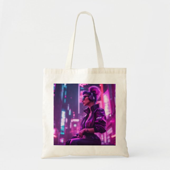 Bolsa Tote Cyber Girl (Frente)