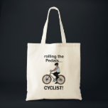 Bolsa Tote Cyclist Cycling Bicycle Biking<br><div class="desc">Cyclist Cycling Bicycle Biking Tote Bag originally designed by Nisha Prabhu. Carry your love for cycling everywhere with our stylish cyclist and bicycle biking tote bag! This spacious tote features vibrant graphics of cyclists in motion that showcase your passion for biking. Whether you're heading to a ride, the market, or...</div>