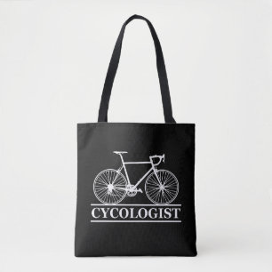 Bolsa Tote Cycologista Engraçado Ciclismo para Ciclistas e B