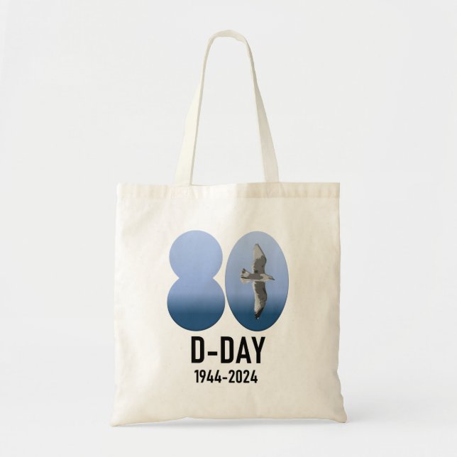Bolsa Tote D-Day 80 - 1944-2024 (Frente)