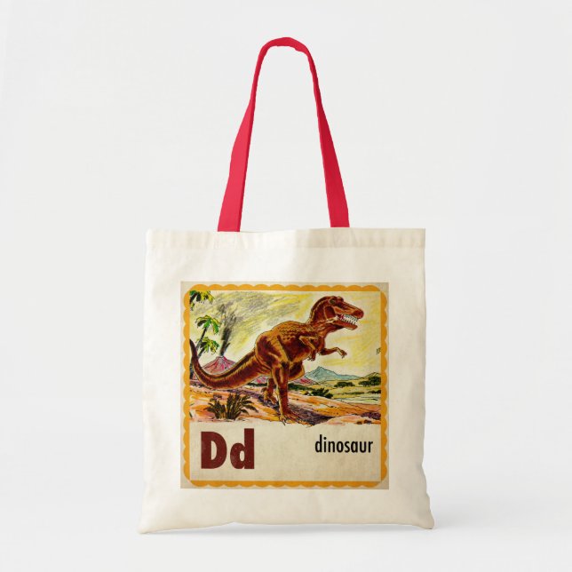Bolsa Tote D é para Dinossauro (Frente)