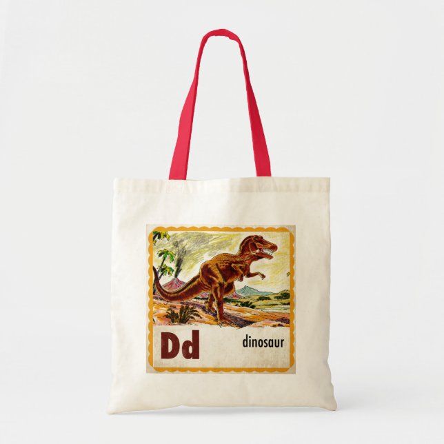 Bolsa Tote D é para Dinossauro (Frente)