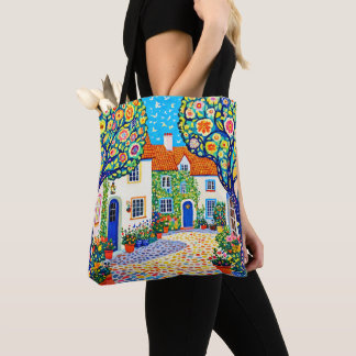Bolsa Tote da Aldeia Caprichosa e Bonita