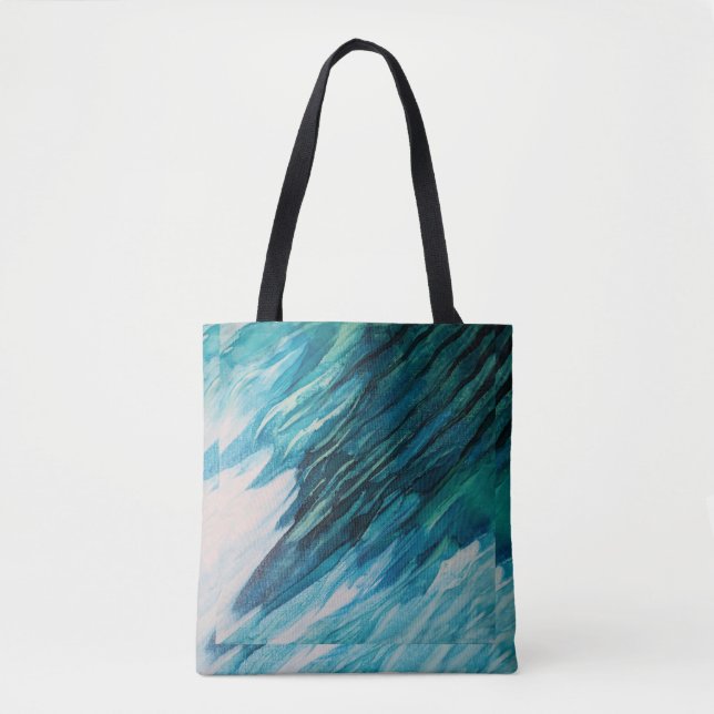 Bolsa Tote Da "arte da tinta do álcool do conto sereia" - (Frente)