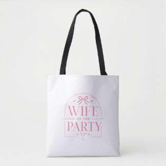 Bolsa tote da esposa da festa