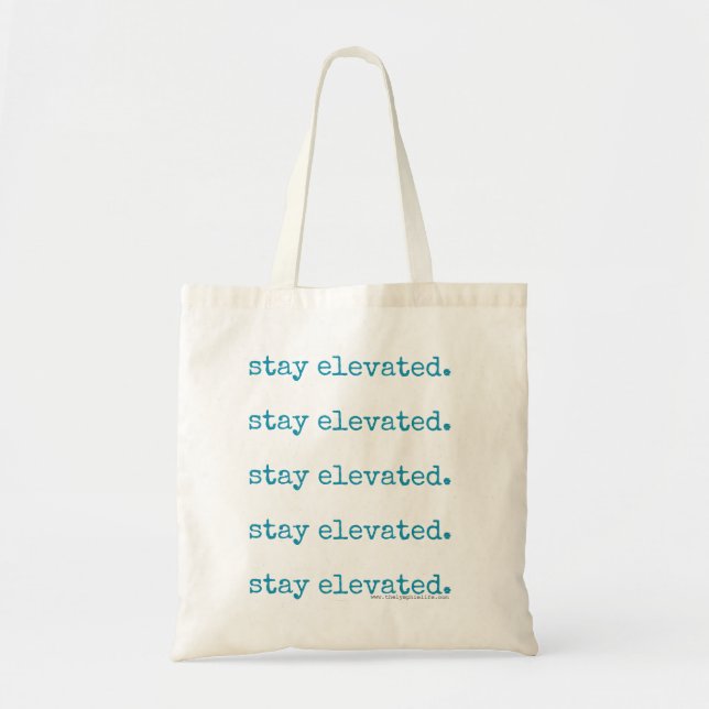Bolsa Tote Da "saco elevado estada" (na repetição!) (Frente)