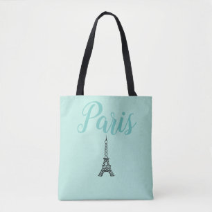 Bolsa tote da Torre Eiffel Aqua Paris