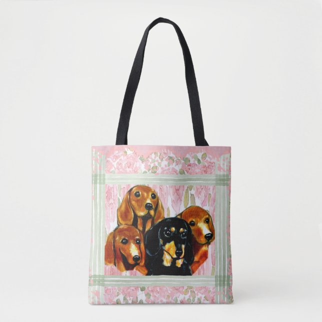 Bolsa Tote Dachshund (Frente)
