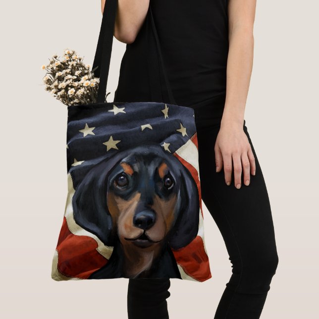 BOLSA TOTE DACHSHUND (Close Up)
