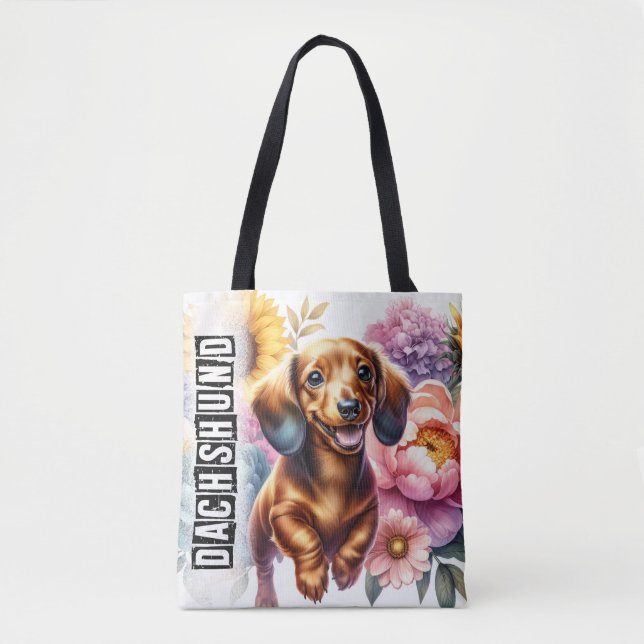 Bolsa Tote Dachshund (Frente)