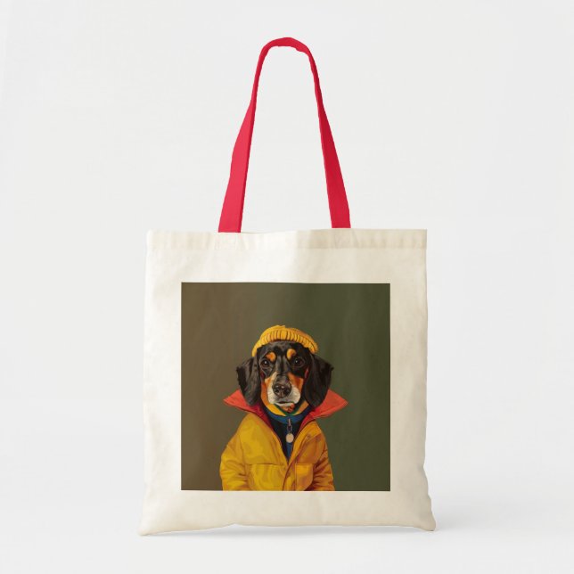 Bolsa Tote Dachshund (Frente)