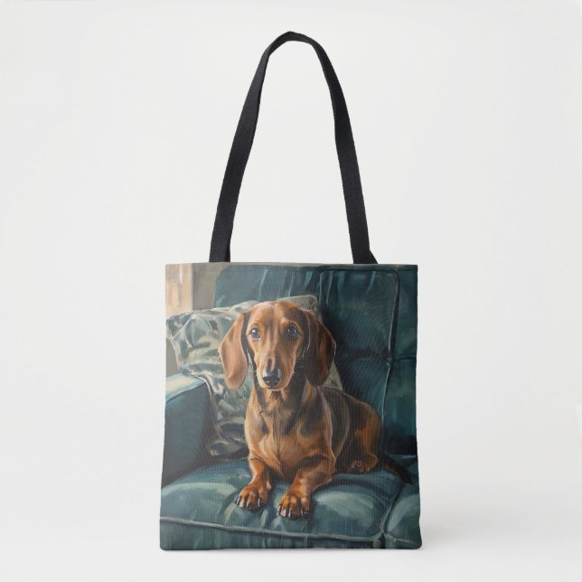 Bolsa Tote Dachshund (Frente)