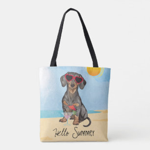 Bolsa Tote Dachshund do verão