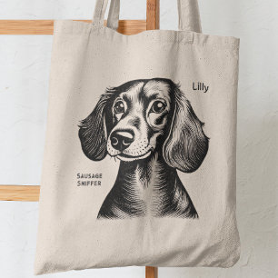 Bolsa Tote Dachshund Gift Para Proprietários De Teckel