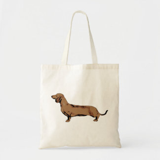 Bolsa Tote Dachshund vermelho