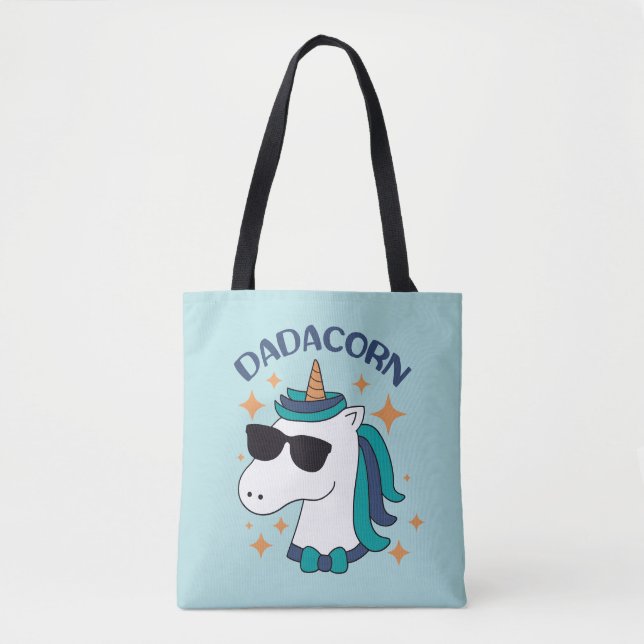Bolsa Tote Dadacorn com óculos de sol (Frente)