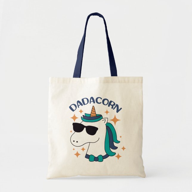 Bolsa Tote Dadacorn com óculos de sol (Frente)