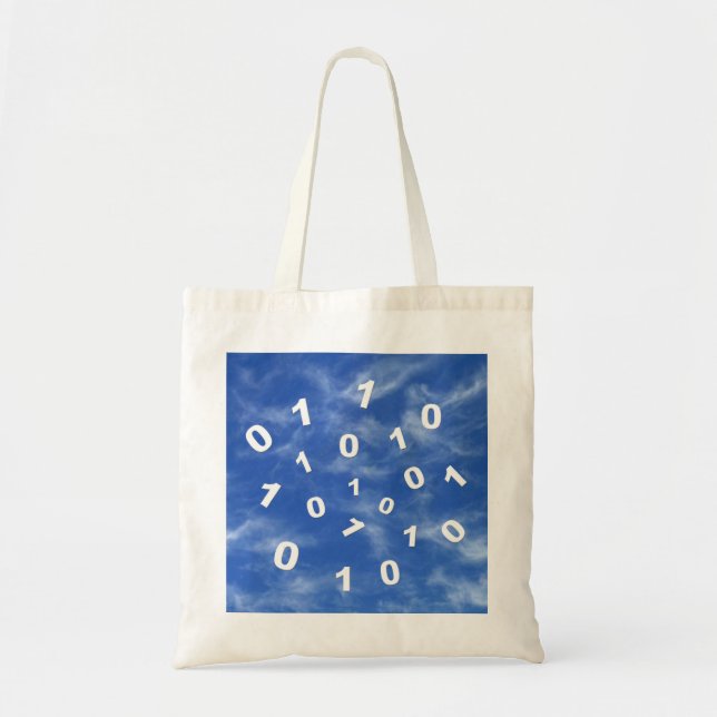 Bolsa Tote Dados de computação em nuvem (Frente)