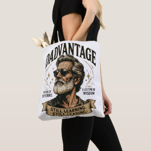 Bolsa Tote DADVANTAGE Ainda Aprendendo Ainda Liderando Dad Re