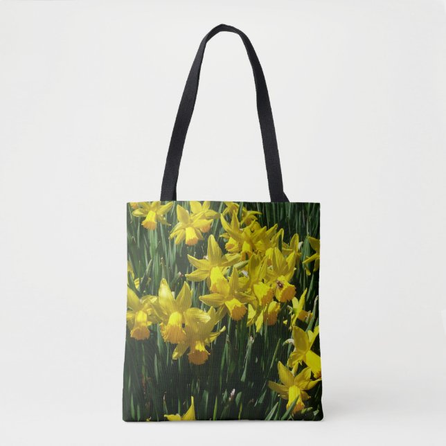 Bolsa Tote Daffodils Amarelos I Flores De Mola Cheery (Frente)