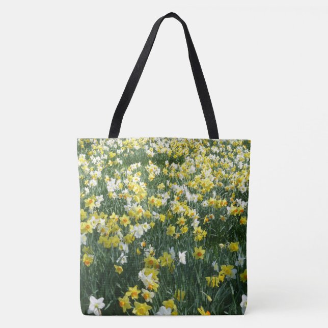 Bolsa Tote Daffodils Flores de Mola Saco (Frente)