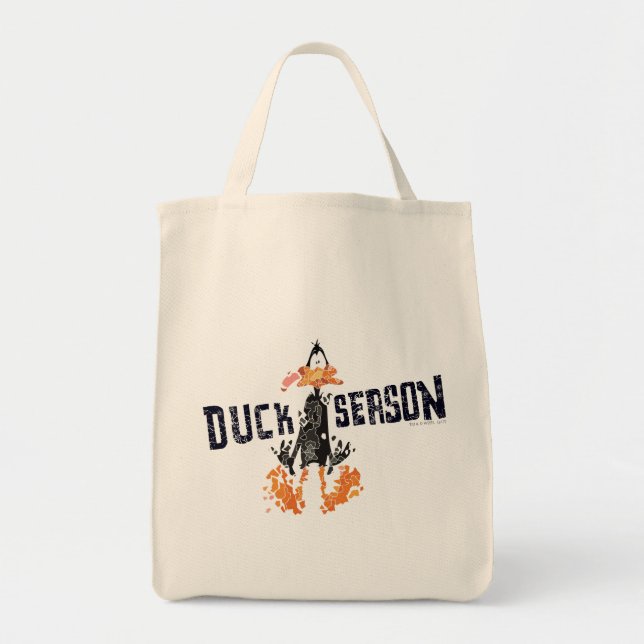 Bolsa Tote DAFFY DUCK™ "Duck Season" desintegrado (Frente)