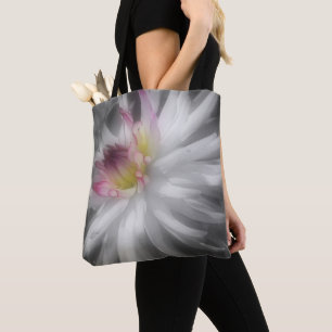 Bolsa Tote Dahlia Flor Cor Parcial