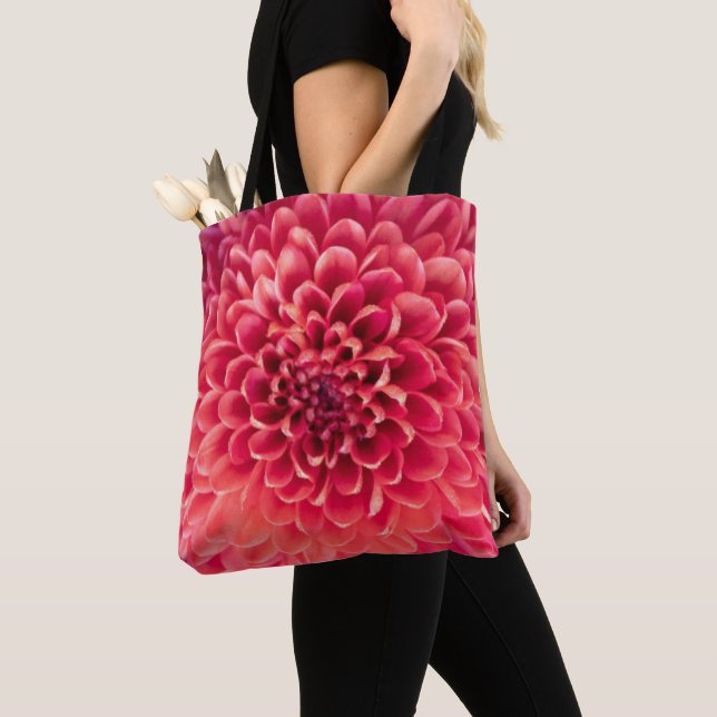 Bolsa Tote Dahlia Heart. (Close Up)