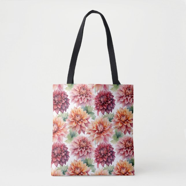 Bolsa Tote Dahlia Painting (Frente)