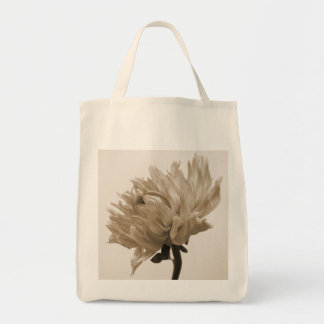 Bolsa Tote dahlia sepia impressão
