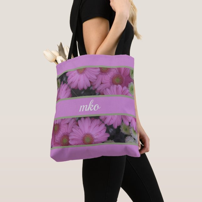 Bolsa Tote Daisies Rosa (Close Up)